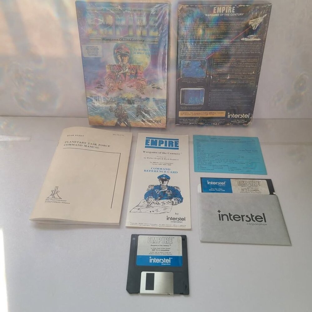 Empire Wargame of the Century (PC Games, 1987) 3.5" and 5.25" Disks